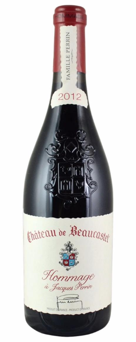 2012 Chateau Beaucastel Chateauneuf du Pape Hommage A Jacques Perrin